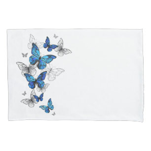 Borboletas Azuis Voadoras Morpho