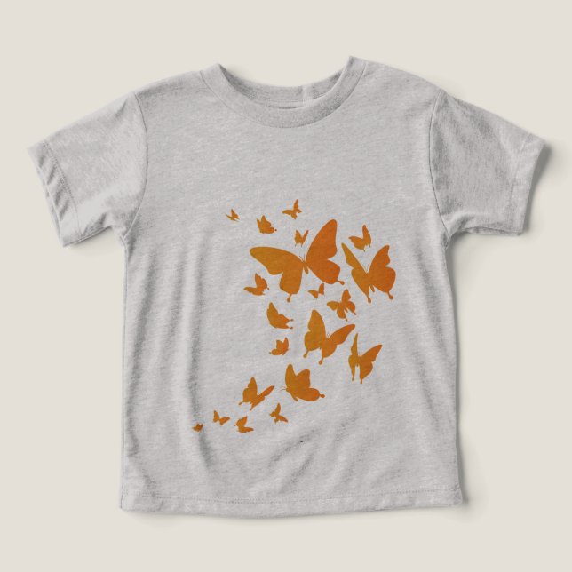 Borboletas Bella + Canvas Tri-Blend (Design frontal)