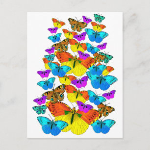 Borboletas! Borboletas! Cartão Postal