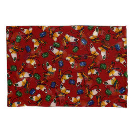 Borboletas brancas laranja, Emerald, Sapphire em v