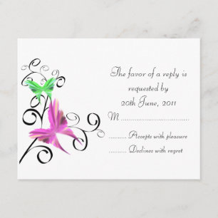 Borboletas de Casamento RSVP