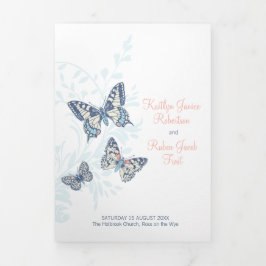 Borboletas de coral azul do programa de renovação