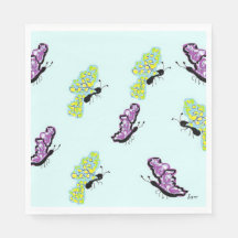 Borboletas de Guardanapo de Papel