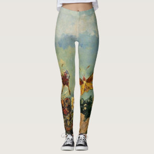 Borboletas de Odilon Redon Leggings