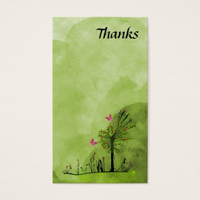 Borboletas e flores (Frente)