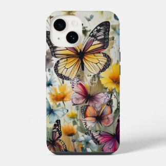 Borboletas e flores
