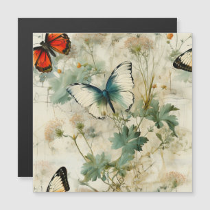 Borboletas e flores coloridas (2)