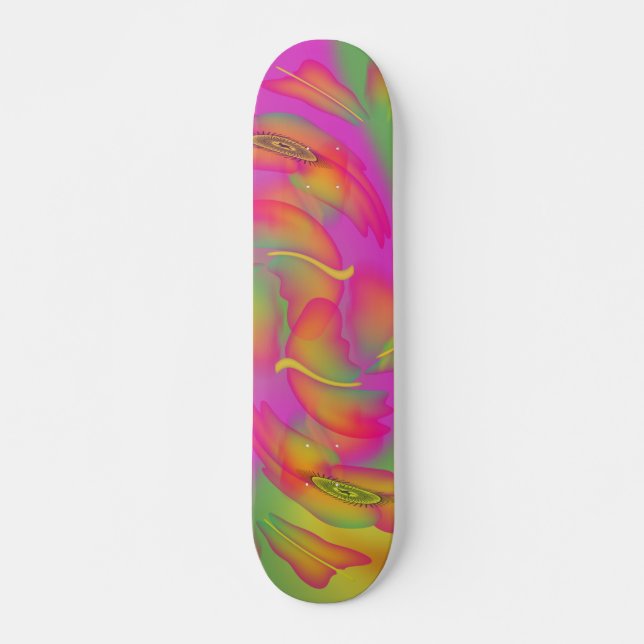 Borboletas e Flores do skate (Frente)
