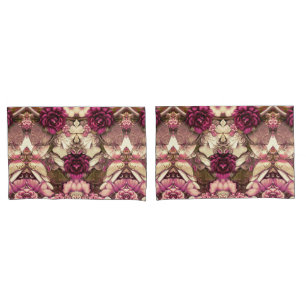 Borboletas E Rosas De Colagem Decorativa