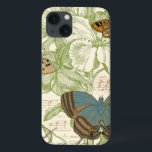 Borboletas em Música Folha com Design Floral<br><div class="desc">Um design floral verde e uma partitura musical servem de fundo para um trio de borboletas nesta peça do Vision Studio. A palavra francesa para a borboleta, o papillon, também está gravada no fundo da peça. Se você tem um forte amor por borboletas, natureza, ou como se rodeasse de beleza,...</div>