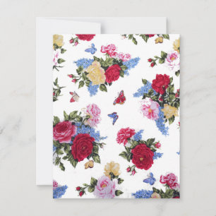 Borboletas florais de rosas de vindima cinzenta el