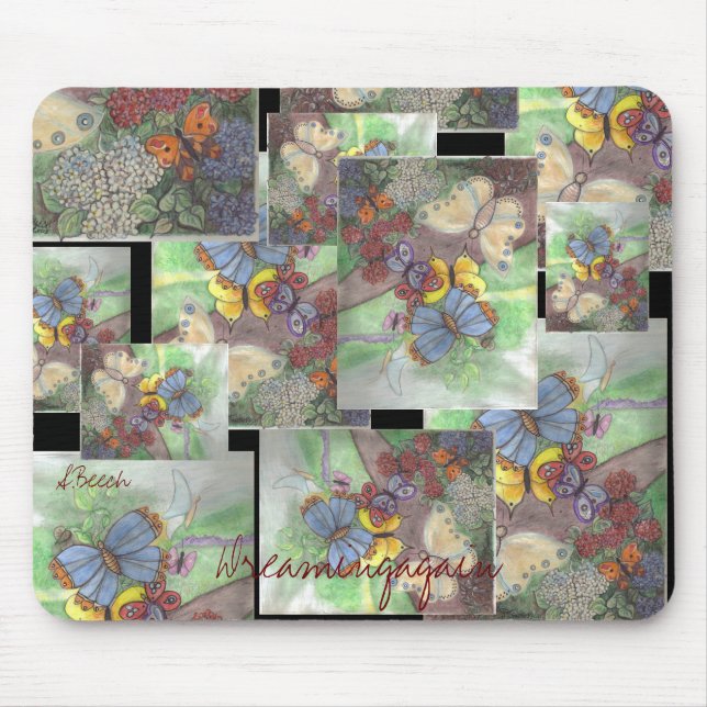 Borboletas Mousepad de Dreamingagain (Frente)