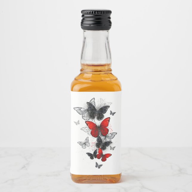 Borboletas Negras e Vermelhas (Frente)