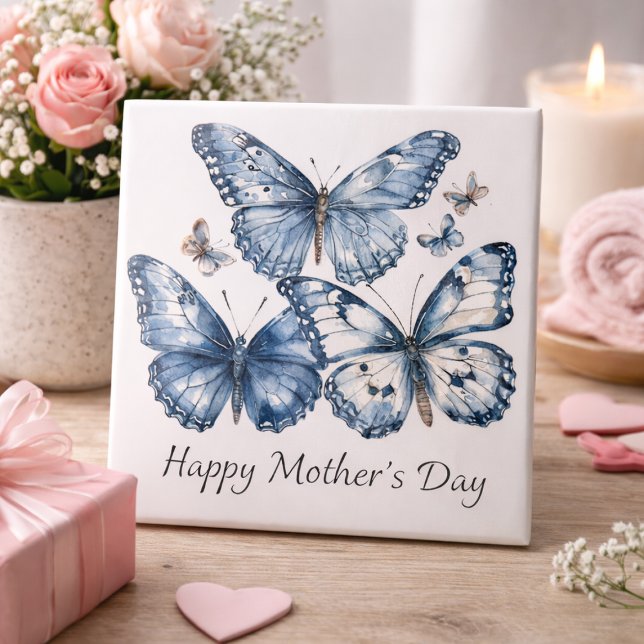 Borboletas no Azul Delft, personalizáveis (Criador carregado)