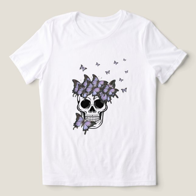 Borboletas Roxas Vintage (Design frontal)