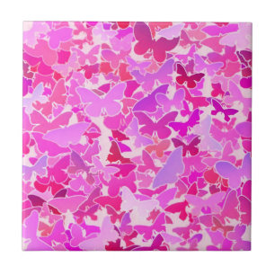 Borboletas, roxo, lavanda, rosa