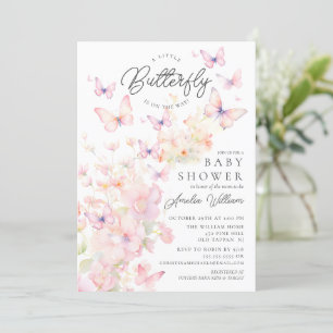 Borboletas Whimsical Convite para Chá de fraldas