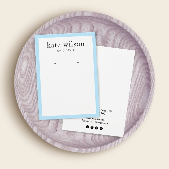 Borda Azul Pastel do Retentor (Criador carregado)