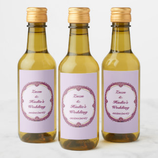 Borda Chique Roxo/Rosa E Creme Personalizar