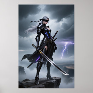 Borda de Tempestade - Poster do Cyber Guerreiro Ce
