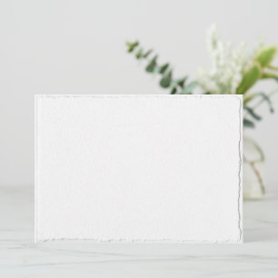 Borda do Deckle do Faux Elegante Salve o Modelo de