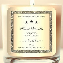 Borda Dourada com etiquetas de empacotamento de pr