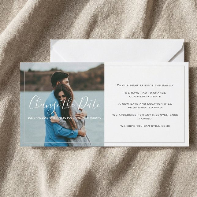 Borda fina, foto, mude o cartão de data (Thin border, photo, change the date card.)