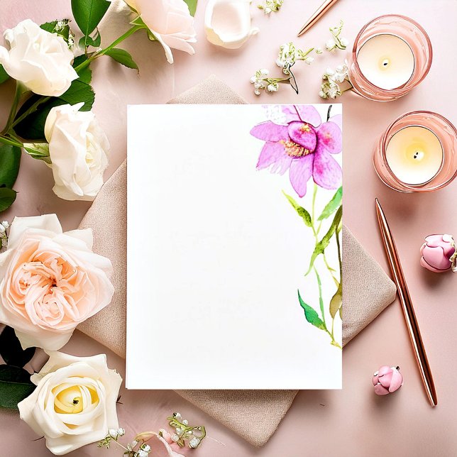 Borda floral rosa (Criador carregado)