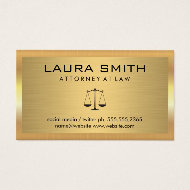 Borda Metálica Dourada | Dourado metal escovado (Frente)