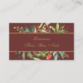 Borda russa Frame Cartão de visita Floral