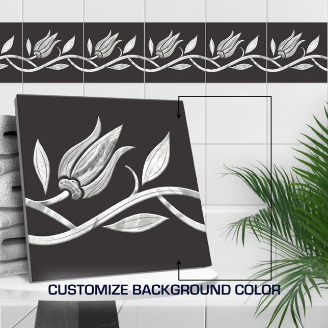 Borda sem costura de tulipa turca (Criador carregado)