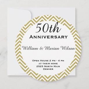 Borda Ziguezague Dourada em torno do Círculo