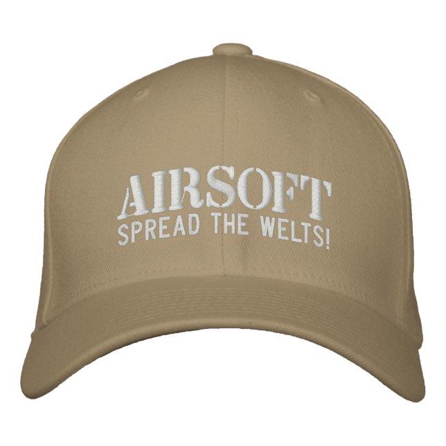 Bordado Airsoft "Espalhe os Welts!" Boné (Frente)