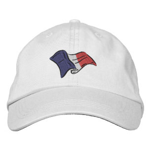 Bordado Bandeira francesa para amantes do boné francês