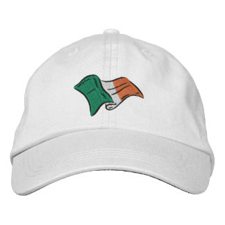 Bordado Bandeira irlandesa bordada num boné