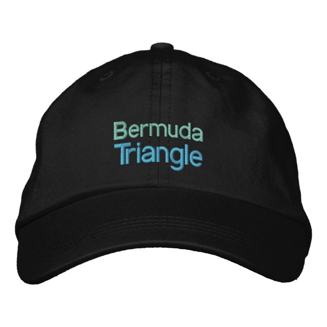 Bordado BERMUDA TRIANGLE boné (Frente)