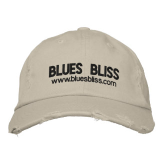 Bordado Blues Bliss Boné em desgosto