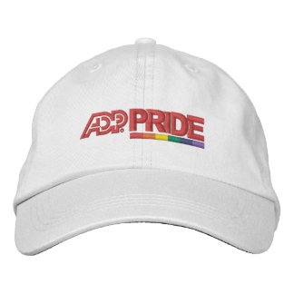Bordado BONÉ ajustável do orgulho ADP - Branco