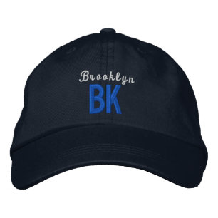 Bordado Boné Ajustável Personalizado BK Brooklyn Nova York