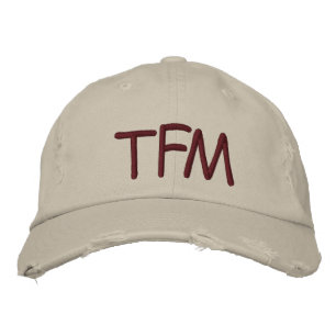 Bordado Boné áspero do oficial TFM