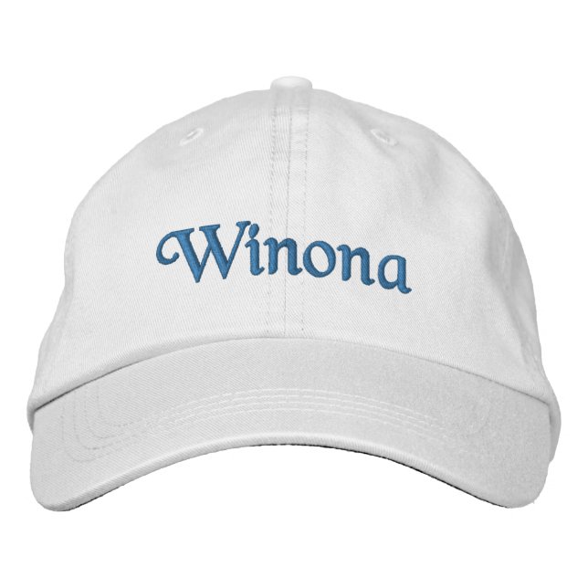 Bordado Boné / Chapéu Embroborado Personalizado Winona (Frente)