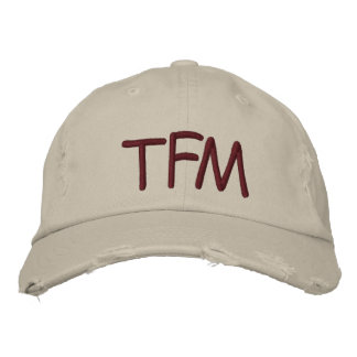 Bordado BONÉ com faixas de TFM