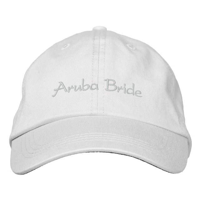 Bordado Boné de Baseball de Aruba Bride (Frente)