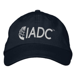Bordado Boné de beisebol de IADC (marinho)