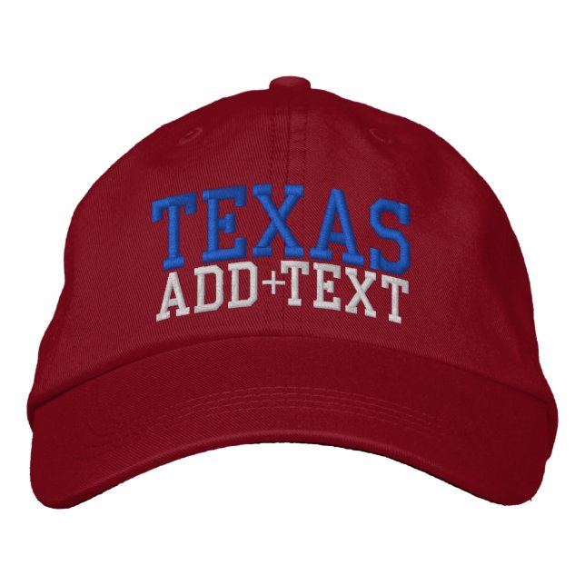 Bordado Boné de beisebol - TEXAS - SRF (Frente)