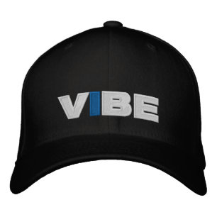 Bordado BONÉ de beisebol VIBE (preto)