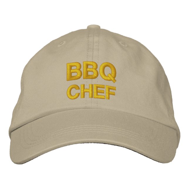 Bordado boné de CHEF de churrasco (Frente)