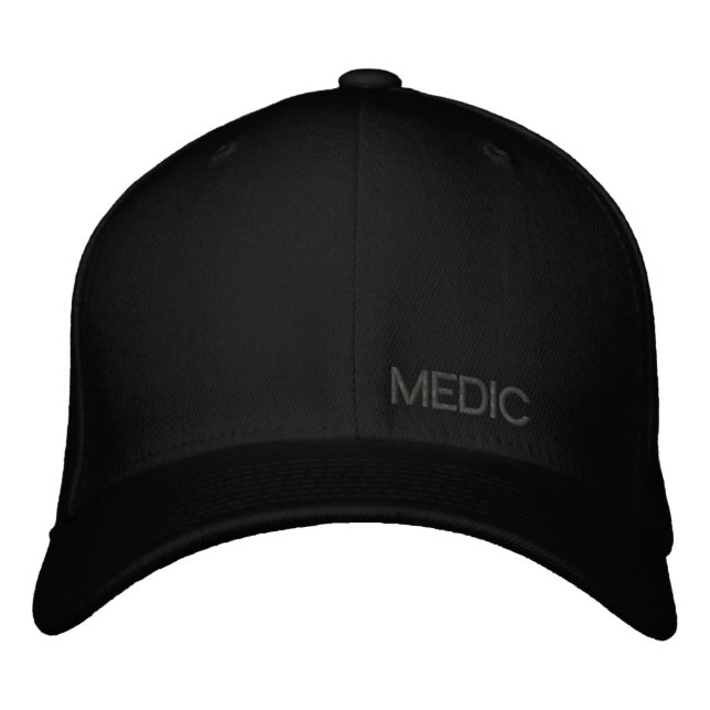 Bordado Boné de Flexfit de Baixo Perfil Médico (Frente)