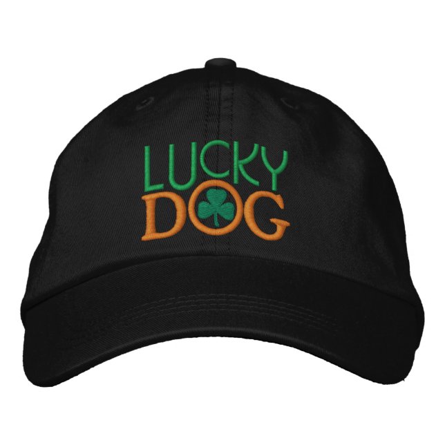 Bordado Boné Lucky Dog por SRF (Frente)