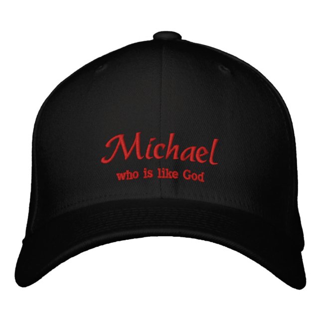 Bordado Boné Michael Name / Chapéu (Frente)